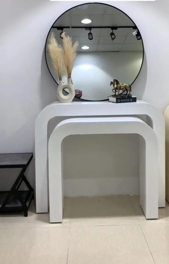 ستاند وطاولة مدخل فاخرة بتصميم مودرن